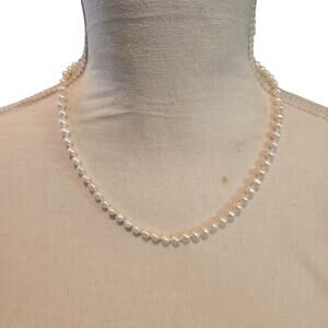 Necklace JC Lynd Freshwater Pearl Approx 5 mm Off White 14K GP Clasp 18" SKU2914
